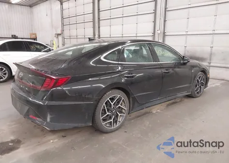 2022 Hyundai Sonata N Line Night Edition from USA, damaged, VIN KMHL14JC9NA216114